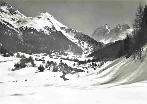 AK / Ansichtskarte  Preda_GR am Albulapass mit Piz Uertsch Piz Compas Piz dellas Blais und Piz Giumela