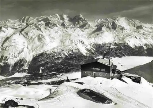 AK / Ansichtskarte  Piz_Nair_3057m_Sankt_Moritz_GR Blick auf die Berninagruppe