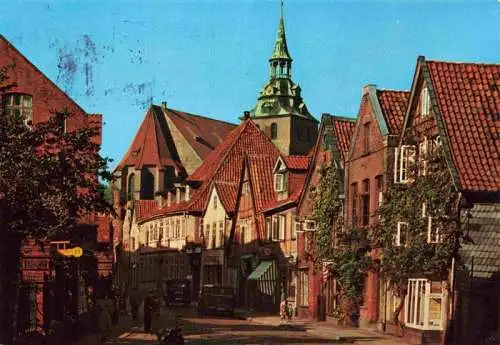 AK / Ansichtskarte  LueNEBURG Auf dem Meere mit Michaeliskirche