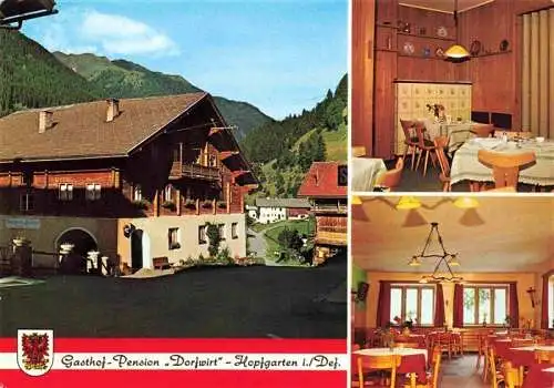 AK / Ansichtskarte  Hopfgarten_Defereggen_Tirol_AT Gasthof Pension Dorfwirt Gastraeume