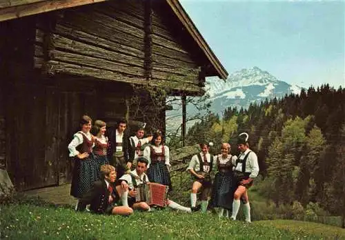 AK / Ansichtskarte  Brixen_Thale_Tirol_AT Schuhplattler Gruppe