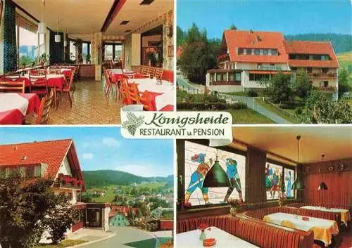 AK / Ansichtskarte  Warmensteinach Koenigsheide Restaurant Pension Gastraeume Panorama