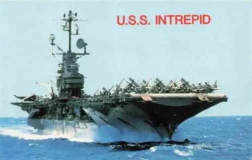 AK / Ansichtskarte  Schiffe_Ships_Navires U.S.S Intrepid 