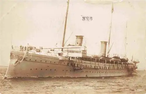 AK / Ansichtskarte  Dampfer_Oceanliner S.M Yacht Hohenzollern 