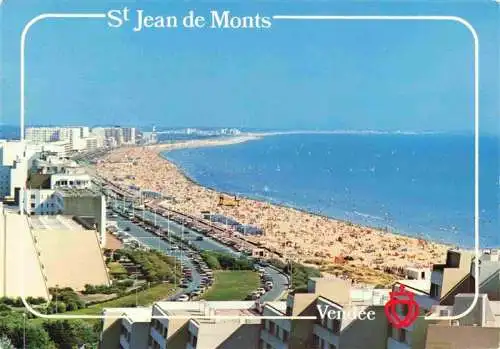 AK / Ansichtskarte  St-Jean-de-Monts_85_Vendee La Plage et le Remblai