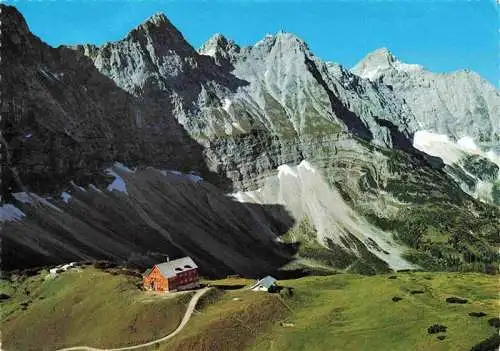 AK / Ansichtskarte  Falkenhuette_1856m_Spielssjoch_Tirol_AT mit Moserkar Kaltwasserkar und Birkkarspitze