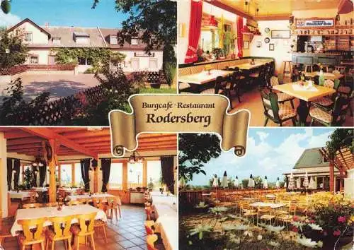 AK / Ansichtskarte  Laineck Burgcafe Restaurant Rodersberg Gastraeume Gartenterrasse