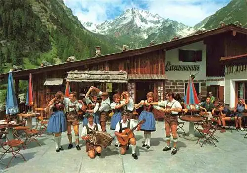 AK / Ansichtskarte  Imst_Tirol_AT Latschenhuette Musik und Tanzgruppe