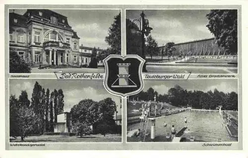 AK / Ansichtskarte  Bad_Rothenfelde Badehaus Altes Gradierwerk Wittekindsprudel Schwimmbad