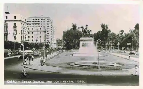 AK / Ansichtskarte  CAIRO__Kairo_Caire_Egypt Opera Square and Continental Hotel