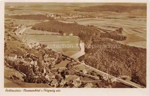 AK / Ansichtskarte  Rechtenstein_Obermarchtal_Alb-Donau-Kreis_BW Fliegeraufnahme