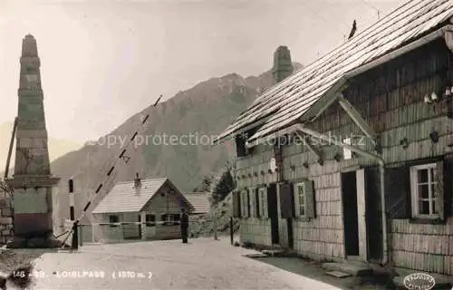 AK / Ansichtskarte  Loiblpass_Karawanken_AT Berghuette Monument