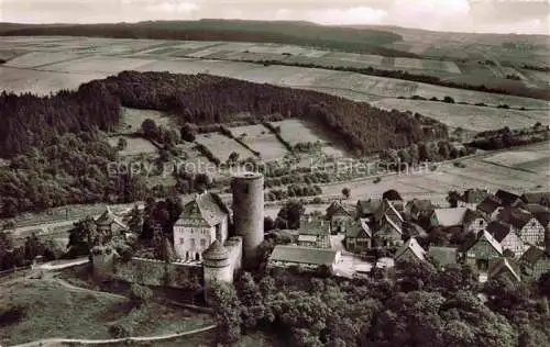 AK / Ansichtskarte  Trendelburg_Diemel_Deisel_Hessen Fliegeraufnahme mit Burg