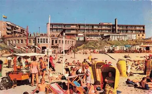 AK / Ansichtskarte  ZANDVOORT-AAN-ZEE_Noord_Holland_NL Strandgezicht met Hotel Bowes