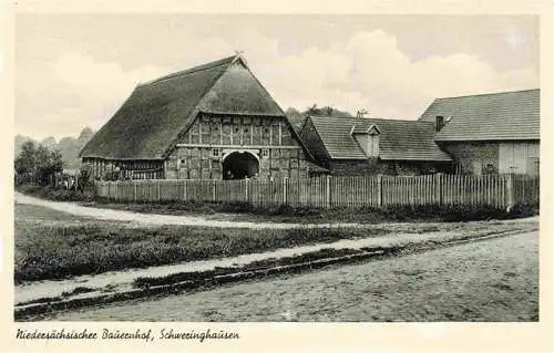 AK / Ansichtskarte  Schweringhausen_Ehrenburg_Niedersachsen Niedersaechsischer Bauernhof