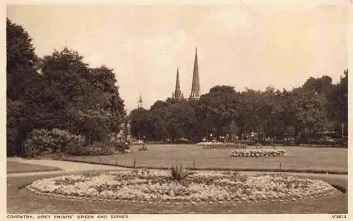 AK / Ansichtskarte  Coventry__UK Grey Friars Green and Spires