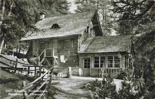 AK / Ansichtskarte  Cluozzatal_Zernez_GR Blockhaus Schweizer Nationalpark