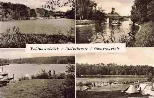 AK / Ansichtskarte  Babelsberg_Potsdam Kohlhasenbrueck Stoepchensee Campingplatz