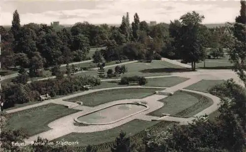 AK / Ansichtskarte  ERFURT Partie im Stadtpark