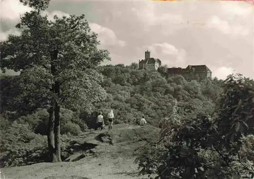 AK / Ansichtskarte  EISENACH_Thueringen Blick vom Metilstein zur Wartburg