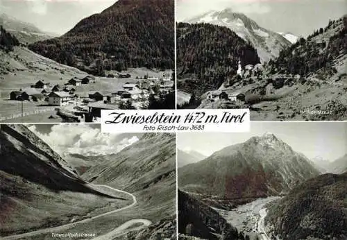 AK / Ansichtskarte  Zwieselstein_Soelden_oetztal_Tirol_AT Panorama Heiligenkreuz Timmeljochstrasse