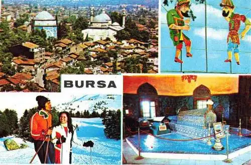 AK / Ansichtskarte  Bursa_Brousse_TK Tuerkiye nin en yesil beldesi Sehirden 4 muhtelif goeruenues