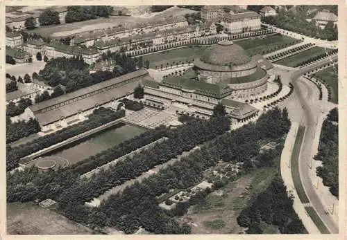 AK / Ansichtskarte  HANNOVER Fliegeraufnahme mit Stadthalle