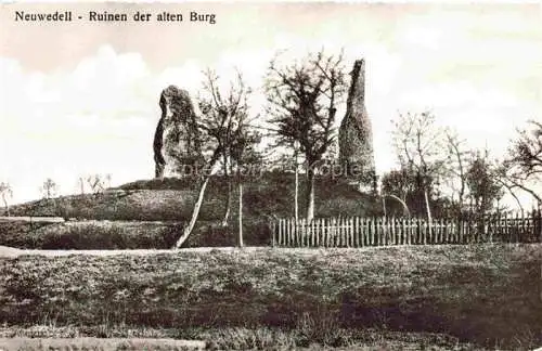 AK / Ansichtskarte  Neuwedell_Pommern_Drawno_PL Ruinen der alten Burg