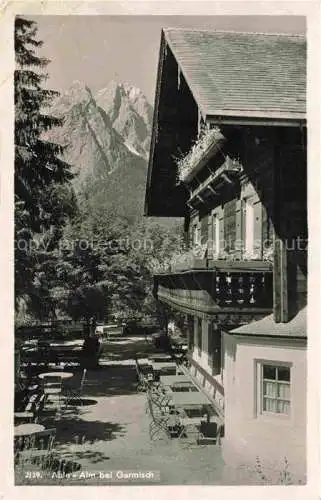 AK / Ansichtskarte  GARMISCH-PARTENKIRCHEN Abla Alm