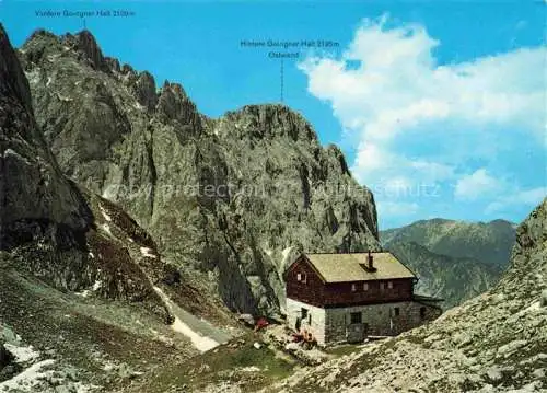 AK / Ansichtskarte  Fritz_Pflaum_Huette_1742m_Tirol_AT im Griessner Kar mit Wildem Kaiser