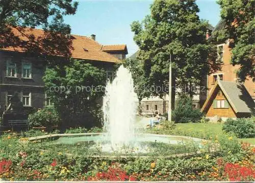 AK / Ansichtskarte  Brotterode Platz der Jugend Springbrunnen