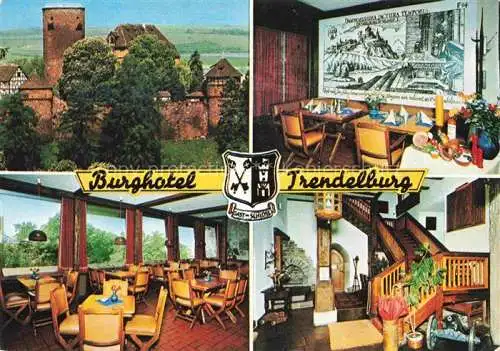 AK / Ansichtskarte  Trendelburg_Diemel_Deisel_Hessen Burg Trendelburg Hotel Restaurant Gastraeume