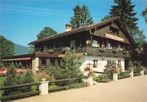 AK / Ansichtskarte  Lenggries Terrassen-Café an der Bergbahn Bayerische Alpen