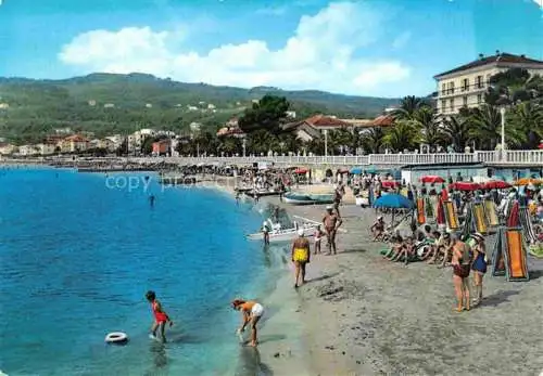 AK / Ansichtskarte  Diano_Marina_Liguria_IT La spiaggia Strand Riviera dei fiori