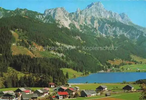 AK / Ansichtskarte  Haldensee_Reutte_Tannheimertal_AT Panorama Blick gegen Gimpel und Rot Flueh Alpen