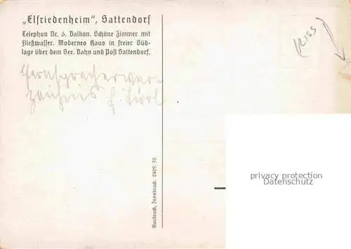 AK / Ansichtskarte  Sattendorf_Ossiachersee_Kaernten_AT Elfriedenheim