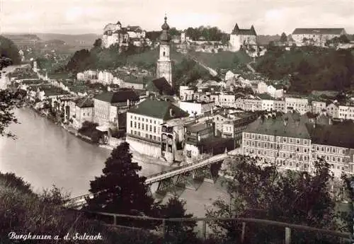 AK / Ansichtskarte  Burghausen__Salzach_Oberbayern Panorama