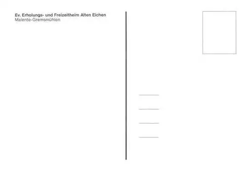 AK / Ansichtskarte  Malente-Gremsmuehlen Ev Erholungs und Freizeitheim Alten Eichen