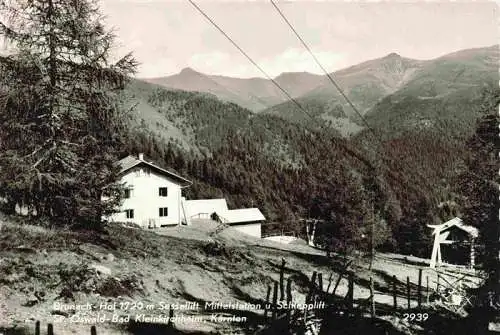 AK / Ansichtskarte  St_Oswald_Bad_Kleinkirchheim_Kaernten_AT Brunach Hof Sessellift Mittelstation und Schlepplift