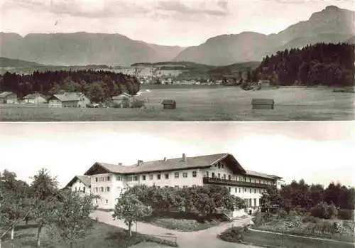 AK / Ansichtskarte  Teisendorf_Oberbayern Panorama Moor und Kneippkurheim Holzhausen