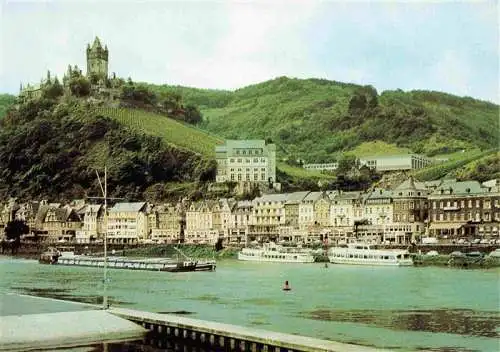 AK / Ansichtskarte  Cochem_Kochem_Mosel Schlossblick Moselpartie