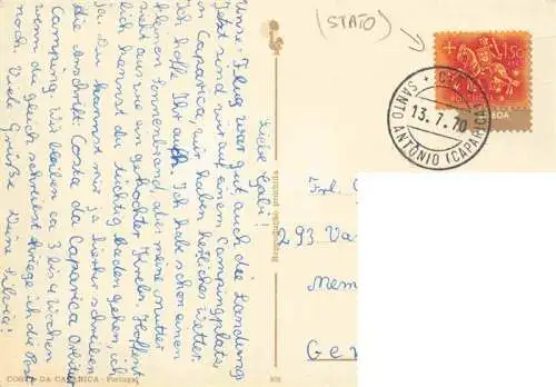 AK / Ansichtskarte  Costa_da_Caparica_Setubal_PT Strandpartien Kirche