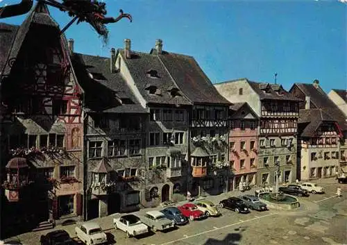 AK / Ansichtskarte  STEIN__AM_RHEIN_SH Haeuserfront am Rathausplatz