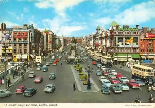 AK / Ansichtskarte  DUBLIN__Ireland_UK O'Connell Bridge and Street