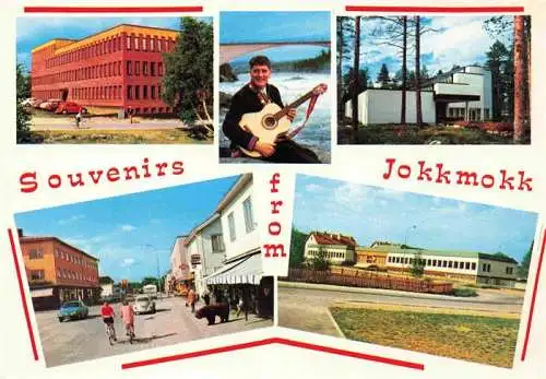 AK / Ansichtskarte  Jokkmokk_Sweden Orts und Teilansichten Gitarrenspieler