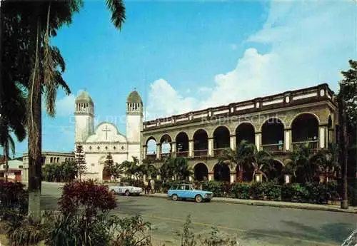 AK / Ansichtskarte  La_Ceiba Palacio Municipal e Iglesia Parroquial