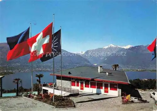 AK / Ansichtskarte  San_Nazzaro_Lago_Maggiore Bungalow Hotel La Campagnola Panorama