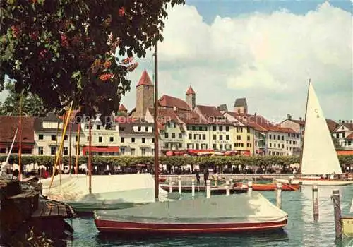 AK / Ansichtskarte  Rapperswil_-Jona_Rapperswyl_Zuerichsee_SG Uferpromenade