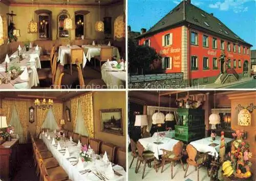 AK / Ansichtskarte  Heitersheim Gasthof Krone Gastraeume Festtafel