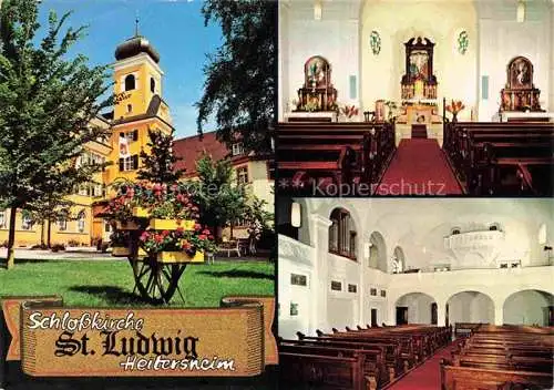 AK / Ansichtskarte  Heitersheim Schwesternkrankenhaus Malteserschloss Kirche Inneres